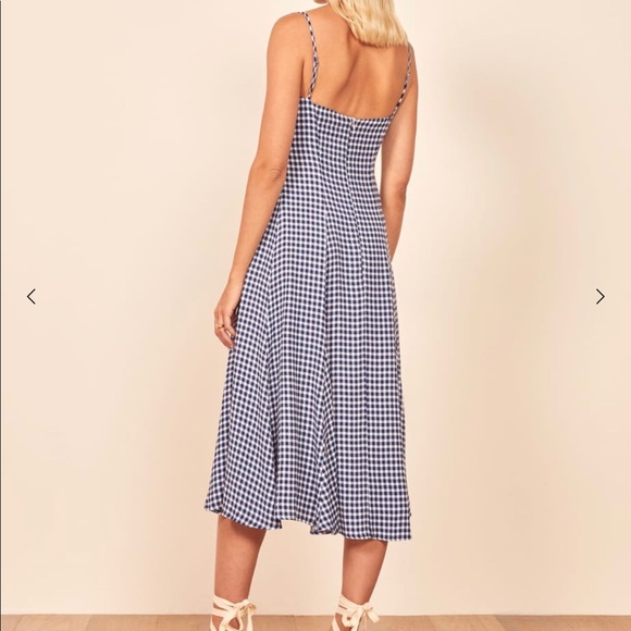 Brand new Reformation Vollare Midi Dress Sz 4 - Picture 3 of 8